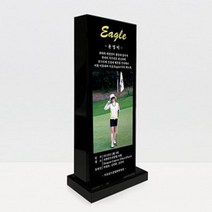 TDX638080이글 싱글 홀인원 블랙크리스탈 상패 골프기념패 golf 001