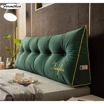침대 등받이 삼각 쿠션FORMTHEO-큰 긴 웨지 베개 장식 홈 침대 머리판 등 쿠션 싱글 더블, 08 as picture_06 180x50x20cm