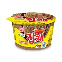 오뚜기 PC방 옛날잡채 용기 간편식 컵라면 76G, 4세트