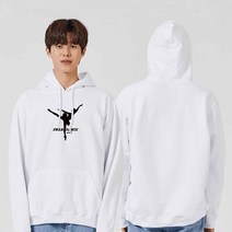 맞춤 발레 무자 무용 실루엣 맨투맨 후드티