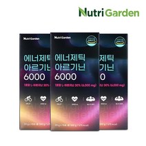 뉴트리가든 - 에너제틱 아르기닌6000 20g x 15포 마카추출분말 비타민C L 아르지닌고함량 아연 글루콘산 타우린 액상타입, 3, 20g*15포