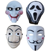 스크림 브이포벤데타 종이의집 쏘우 직쏘 파티 마스크 가면 할로윈, 쏘우(직쏘)