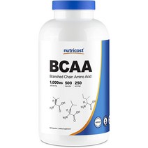 뉴트리코스트 BCAA 1g 캡슐 글루텐 프리, 500개입, 1개