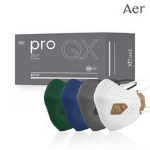 아에르 프로Q QX200F 1급 방진마스크 활성탄 냄새 용접 분진 마스크, 그린, 1매