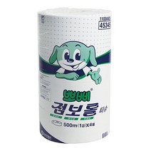 [P1D] 유한킴벌리)뽀삐점보롤화장지(500M(1겹)×4롤) / 청소용품 세면용품 위생용품 주방용품 휴지류 ( P1D / 991247EA ), 1, 본상품선택