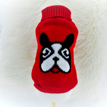오구오구펫 레드 불독 스웨터