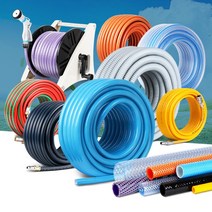 SK511고압 물호스연결 pvc 고무호수 수도꼭지 호스릴 편사 농업용 투명, 세차릴 13x30