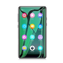 무손실 음원 하이파이 플레이어 redant full touch screen mp3 player with bluetooth and speaker 8gb 16gb hifi 금속, 검은색, 128GB