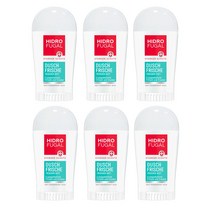 Hidrofugal 하이드로퓨갈 샤워프레쉬 데오드란트 스틱 40ml 6팩