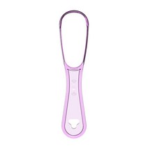 칫솔 실리콘 혀 스크레이퍼 클리너 구취 제거 코팅 구강 케어 스크래핑 브러시 청소 도구, 5.Purple
