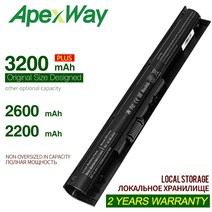 호환 노트북배터리Apexway 14.8V 새로운 노트북 배터리 VI04 VI04XL V104 V104 VI04 HP Envy 14 15 17 P고, 03 2600MAh (ae˚) * 1