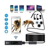 산업용내시경 누수탐지 새로운 HD 1200P Wifi 내시경 카메라 USB IP68 방수 Borescope 소프트 튜브 무선 비디오 검사 안드로이드/iOS, [01] 1200P Soft Cable, [02] 5M