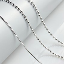 [DC1-006] 써지컬스틸 체인 군번줄 볼체인 목걸이만들기 DIY 재료 (50CM)