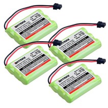 무선전화기 유뮤선전화기 레트로 2Pcs 3.6V 1000mAh BT-446 BT-1005 배터리 Uniden 무선 전화 BBTY0503001, 04 4Pcs