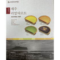 [세종상사] 제주 리얼타르트 6EA (한라봉/녹차/천혜향/우도땅콩), 6EA x 4박스