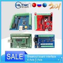 Mazon보다 저렴함 eBay 브레이크 아웃 보드 인터페이스 드라이버 CNC 보드 USB MACH3 100Khz 4 축 5 축 컨트롤러 드라이버 보드|Motor Driver|, 1개, 4 axis red Board, 폴란드