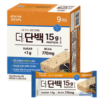 빙그레 tft 더단백 마일드바 아몬드쿠키 9p, 450g, 6개