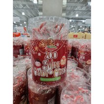 베이직 프로모션 미니캔디 케인 1kg 크리스마스 사탕 1팩~6팩, 4팩