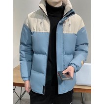 남성 패딩 자켓 코듀로이 패치 보온 바람막이 패딩 코트 남성용 따뜻한 파카