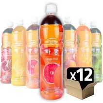 카르페데이 과일음료 베이스/액상 1000ml(12개 1박스), 자몽