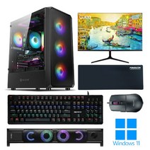 포유컴퓨터 모니터 풀세트 게이밍 조립 컴퓨터 PC 본체 최신 고사양 윈도우 롤 배그, 02번_에디션, 05. 32인치 게이밍