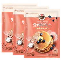 백설 핫케익가루 1kG 3개