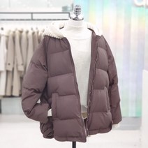 에이비에프지 니트후드 패딩 점퍼 HISFV4U02K