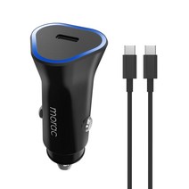 모락 네다 V3 30W PD PPS C타입 차량용 초고속 충전기 + C to C 충전 케이블 세트