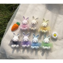 [안녕아띠] 가죽토끼석고방향제/ 차량용, 연보라색, 큰토끼, 블랙체리