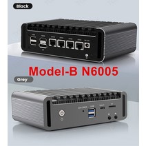 2.5G 소프트 라우터 11th 펜티엄 N6005 N5105 4 인텔 i226 Nics 2 x NVMe DDR4 팬리스 미니 PC 방화벽 기기 VPN 서버, [02] 8GB DDR4 128GB NVMe, [04] EU, [04] ModelB Pentium N6005