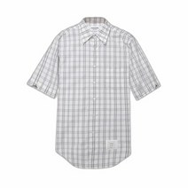 톰브라운 [명품]THOM BROWNE 22년 플레이드 체크 포플린 셔츠 MWSOO2A..
