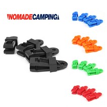 캠핑 텐트 칼라풀 타프클립 이지클립 4pcs-1set, 블랙