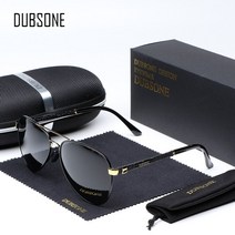 안경 DUBSONE 디자인 티타늄 합금 선글라스 Polarized Mens Sun Glasses 여성 파일럿 Gradient Eyewear Mirror Shades Oculos D