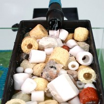 어항 스펀지 저면 상면 여과재 망 10가지 혼합 420g여과기여과제 저면여과기 어항여과기 외부여과기 측면여과기 걸이식여과기 단지여과기 상면여과기 배면여과기 거북이여과기, 여과재10종420g