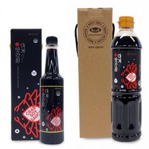 자연의 맛 그대로 대게 맛간장 100프로 양조간장 육수 국 탕 절골 간장 선물용케이스 포함, 쿡첸 대게맛가장900ml