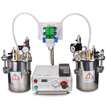 접착제 정량 분배 토출기 교반 실리콘 본드 자동 혼합, MY-3200 세트(2L 배럴) 브래킷 포함