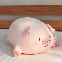 도림 귀여운 돼지 인형 모찌 쿠션, 3 애교 한가득 윙크 표정, 40CM