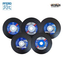 독일 PFERD 페어드 절단석 그라인더날 커팅날 말표 고속절단석 4인치 5인치, 05.5인치 125X1.2T