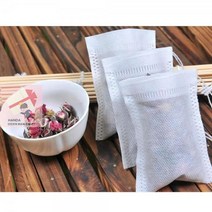 티백파우치 100개 허브 향신료 커피 필터 차 원두 백, 5x7 100개