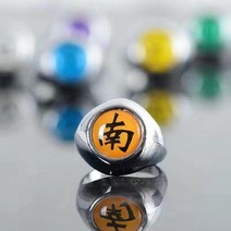 anime naruto akatsuki ring cosplay uchiha itachi pain deidara 의상 소품 액세서리 성인 어린이 할로윈 만화 선물, 베이지
