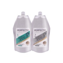 김태중 탄머리 복구펌 퍼펙트II 시리즈 클리닉 웨이브 멀티 파마약 1 2제 400ml, 1개