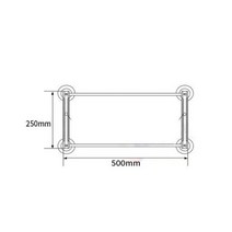 4 흡입 컵 LED LCD TV 화면 유리 진공 컵, 250x500x4