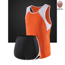 마라톤복 2인3각 마라톤싱글렛 육상복 마라톤런닝복 마라톤경기복세트 형광 그린 커플, 30, 버건디(남)