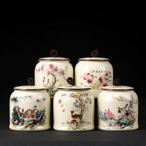 차보관함 보이차보관함 세라믹 도자기 빈티지, 5.사슴