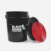 블랙라이거 세차버킷 뚜껑 블랙 레드그릿가드 세차버킷-72394EA, GB_ 본상품선택