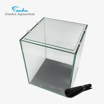 용꼬기 25큐브 세트 일반어항+뚜껑+거치대 25X25X25 어항 수족관 베타 미니
