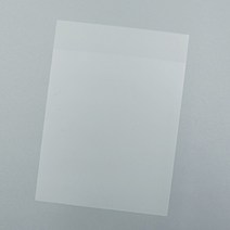 투명 메모지 반투명 스티커 점착 필름 직사각