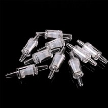 스윙체크밸브 10pcs 산소 펌프 공기 파이프 체크 밸브 수족관 체크 밸브 편도 비 반환 밸브 수족관 공기 펌, 02 Red