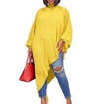 키코이 캉가 Summer Clothes African Dresses for Women Casual White Black Yellow Party High Collar Robe Ir, [04] XL, [04] YELLOW