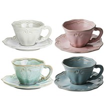 [브이비씨까사] VBC 까사 폰다코 티컵 & 소서_ 바로크 택1, 색상:핑크